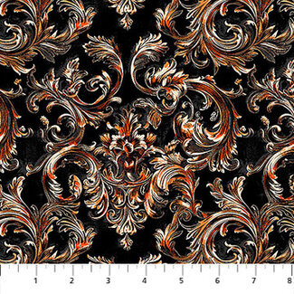 Northcott Studios Patrick Lose Haunted Hollow Flourish 10715-99 0.20/cm or $20/m