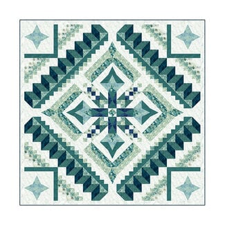 Northcott Studios Above the Below in Whisper Quilt Kit (includes binding)