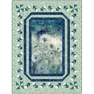 Northcott Studios Gone to Seed in Whisper Quilt Kit - Alternate Colourway (includes binding)