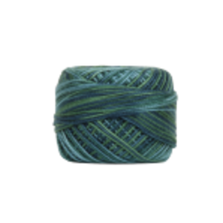 Wonderfil Vicki McCarty Eleganza™ 8wt Perle Cotton Thread Variegated - TREE FARM 2213