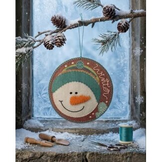 Wonderfil Cozy Curios Flakey the Snowman PreCut Wool Kit