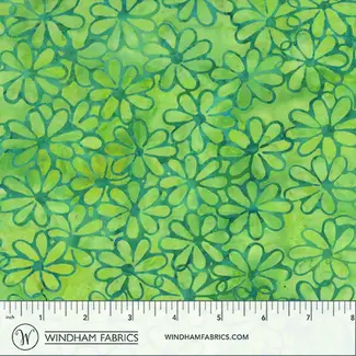 BeColourful Batiks, French Rose, Mint $0.24/cm or $24/m 3779Q X
