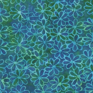 BeColourful Batiks, Mediterranean Sea, Lagoon $0.24/cm or $24/m 3755Q X