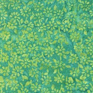 BeColourful Batiks, French Rose, Teal $0.24/cm or $24/m 3781Q X