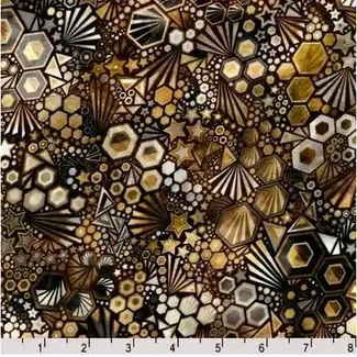 Robert Kaufman 70cm of Wide Back, Phantasma, Walnut, $0.38/cm or $38/m
