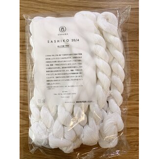 Daruma Ten Pack of Un-dyed PFD (Prepared for Dye) Daruma 20/4 Thin Sashiko Thread