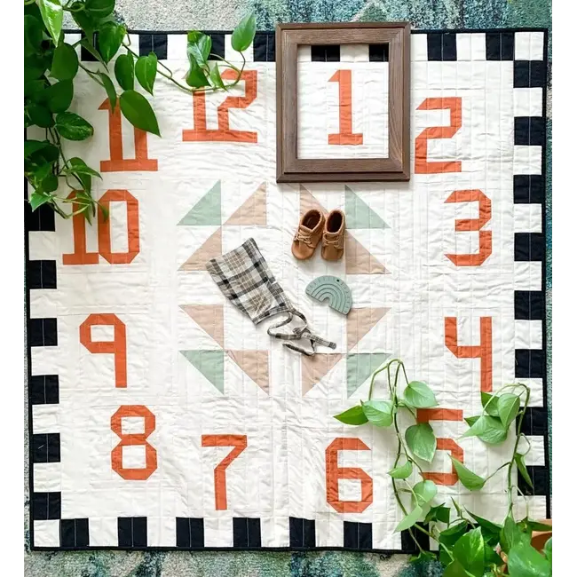 Let's Grow Milestone Quilt Kit (includes binding and backing)