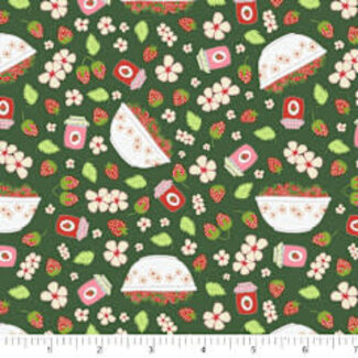 Phoebe Fabrics 40 cm Berry Sweet, Strawberry Soup, $0.22/cm or $22/m