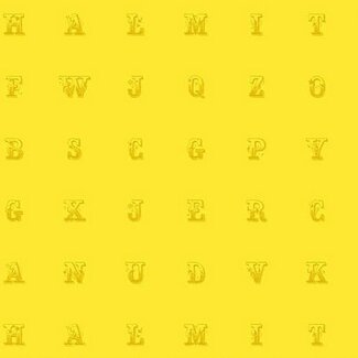 Andover 1m Alison Glass Soliloquy - Typeset (Sunshine) - 1223 $18/m