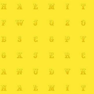 Andover Fabrics 1m Alison Glass Soliloquy - Typeset (Sunshine) - 1223 $18/m