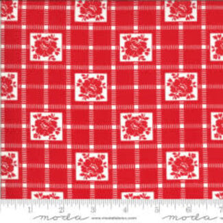 Bonnie & Camille 1m Shine On by Bonnie & Camille, CHECK, RED 55212-11 PER CM OR
