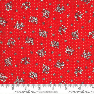 Moda 1m  30'S PLAYTIME" BY CHLOE'S CLOSET, Bouquet Toss, SCARLET $20/m