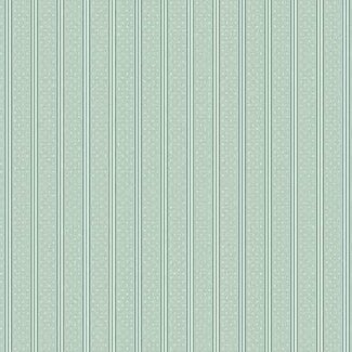 Andover 65 cm Sewing Bird, Petit Point Stripe, Teal, $20/m