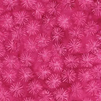 Island Batik Everlasting Batik,  712520145 Fuschia 0.22/cm or $22/m