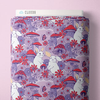 Cloud9 Fabrics Forest Friends, Organic, Fat 1/4 bundle of 12 pieces