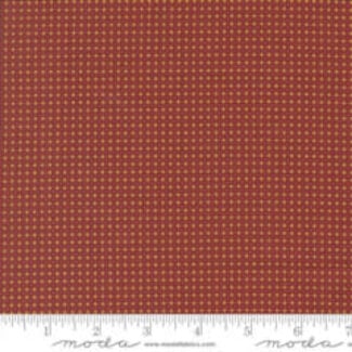 Moda 107cm Sally's Stitches, Hopscotch Checks and Plaids, Turkey Red, $0.24/cm or $24/m