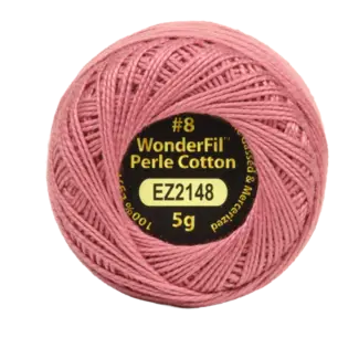 Wonderfil Vicki McCarty Eleganza™ 8wt Perle Cotton Thread - FRENCH ROSE 2148