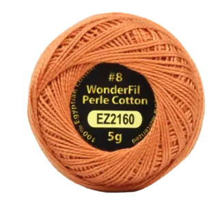 Wonderfil Vicki McCarty Eleganza™ 8wt Perle Cotton Thread - DARK YAM 2160