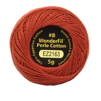 Wonderfil Vicki McCarty Eleganza™ 8wt Perle Cotton Thread - BRICK 2163