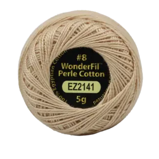 Wonderfil Vicki McCarty Eleganza™ 8wt Perle Cotton Thread - BLANCHED ALMOND 2141