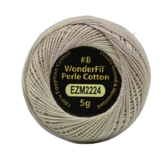 Wonderfil Vicki McCarty Eleganza™ 8wt Perle Cotton Thread - BONE 2224