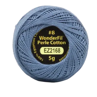Wonderfil Vicki McCarty Eleganza™ 8wt Perle Cotton Thread - BEACH BLUE 2168