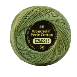 Wonderfil Vicki McCarty Eleganza™ 8wt Perle Cotton Thread - APPLE GREEN 2215