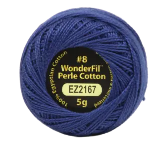 Wonderfil Vicki McCarty Eleganza™ 8wt Perle Cotton Thread - ADMIRAL BLUE 2167