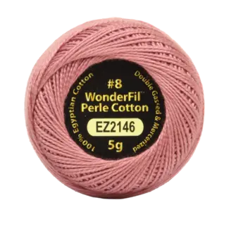 Wonderfil Vicki McCarty Eleganza™ 8wt Perle Cotton Thread - SWEET PINK 2146