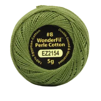 Wonderfil Vicki McCarty Eleganza™ 8wt Perle Cotton Thread - SAP GREEN 2154