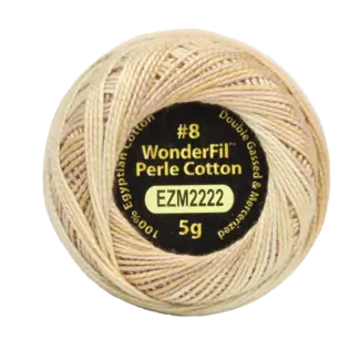Wonderfil Vicki McCarty Eleganza™ 8wt Perle Cotton Thread - SAND 2222