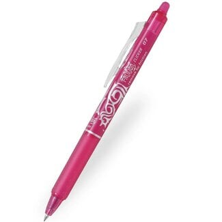 Frixion FriXion Ball Clicker Erasable Gel Pen, 0.7mm Medium Point, Pink