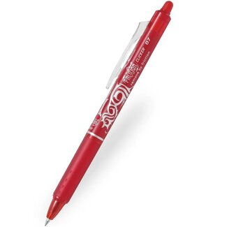 Frixion FriXion Ball Clicker Erasable Gel Pen, 0.7mm Medium Point, Red
