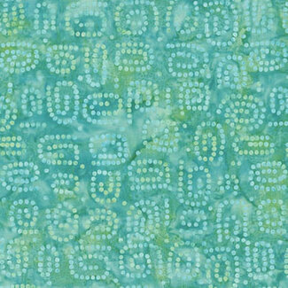 Wilmington Prints 110 cm Sea Stars, Dotty Dots, Green, $24/m
