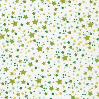 Robert Kaufman 92 cm  How the Grinch Stole Christmas 20282-50, Stars, Green, $22/m