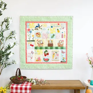 Kimberbell Designs Kimberbell Sippin' on Sunshine Feature Machine Embroidery Quilt