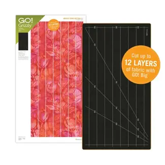 AccuQuilt GO! Grizzly Strip Cutter-1 1/2" (1" Finished) 7 Strips