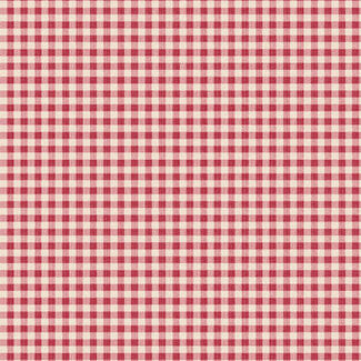 Tilda 75 cm Tilda Basics, Creating Memories, 160087, Woven Gingham, Red, $24/m