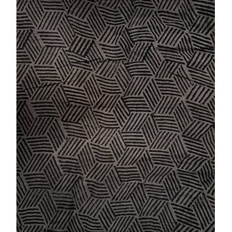Bengal Handloom Bengal Handloom, Charcoal Geometry - 3m Bundle