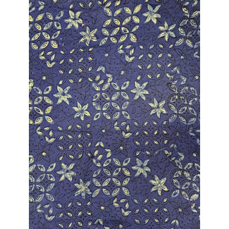 Bengal Handloom Bengal Handloom, Indigo Leaf Butti - 3m Bundle