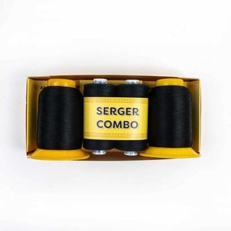Wonderfil SoftLoc and Designer  Serger Combo Pack, Black