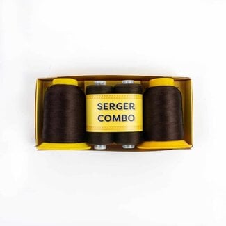 Wonderfil SoftLoc and Designer  Serger Combo Pack, Brown