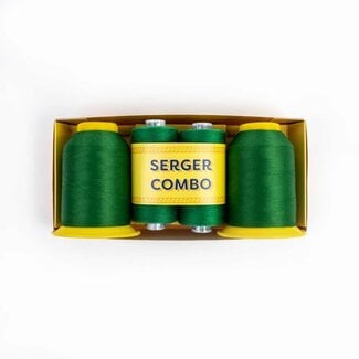Wonderfil SoftLoc and Designer  Serger Combo Pack, Green