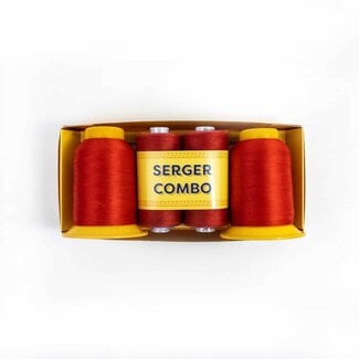 Wonderfil SoftLoc and Designer  Serger Combo Pack, Red