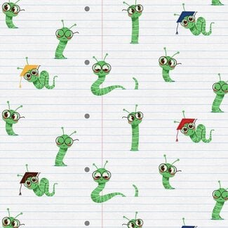 PBS Fabrics Book Worm, Notebook Worms, 12026521, $0.22/cm or $22/m