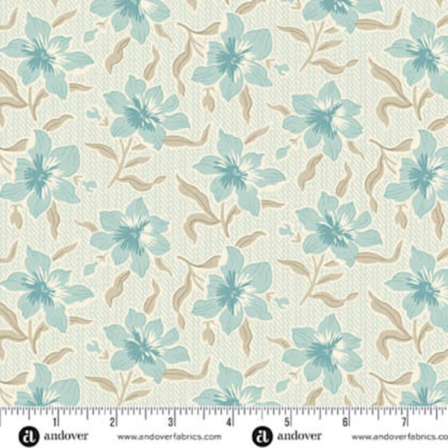 80 cm Sewing Bird, Lilly, A1604-Water, $24/m