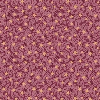 Liberty Festive Magic, Holly Sparkle, Red, 0166MT7520A, $0.26/cm or $26/m