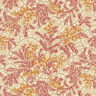 Liberty Festive Magic, Twinkling Lights, Red, 01667523A ,$0.26/cm or $26/m
