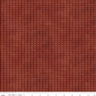 Riley Blake Designs Northern Christmas, C17836-RED, Star Stripes, Red, $0.26/cm or $26/m