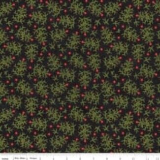 Riley Blake Designs Northern Christmas, C17832-BLACK, Whimsical Trees, Black, $0.26/cm or $26/m